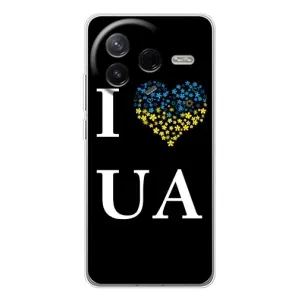 Силиконовый Чехол на Xiaomi Civi 4Pro (Я-Украина) (I Love UA)
