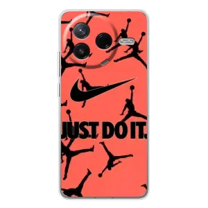 Силиконовый Чехол Nike Air Jordan на Сиви 4Про (Just Do It)