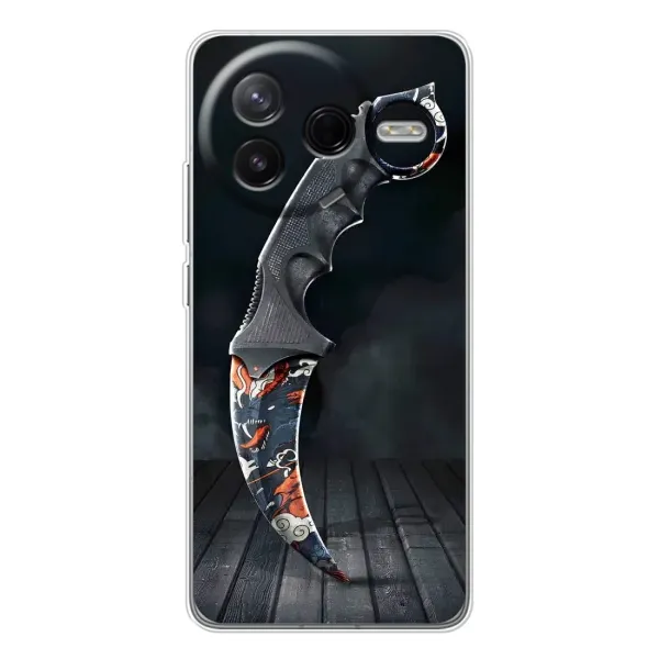 Чехол с рисунком «Кинжал КС ГО» для Xiaomi Civi 4Pro Чехол с рисунком «Кинжал КС ГО» для Xiaomi Civi 4Pro
