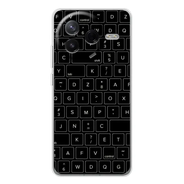 Чехол с рисунком «Клавиатура» для Xiaomi Civi 4Pro Чехол с рисунком «Клавиатура» для Xiaomi Civi 4Pro