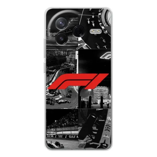 Чехол с рисунком «Коллаж Формула 1» для Xiaomi Civi 4Pro Чехол с рисунком «Коллаж Формула 1» для Xiaomi Civi 4Pro