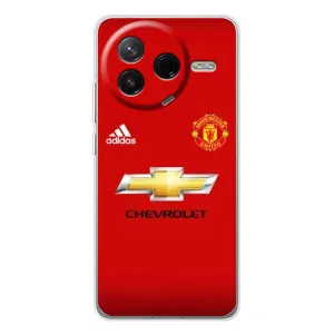 Силиконовые Чехлы принт Футбол на Xiaomi Civi 4Pro (Man United)
