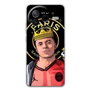Чехол (TPU) с Футболистом на Xiaomi Civi 4Pro (Mbappe King)