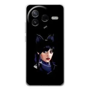 Чохол з картинкою Венсдей на Xiaomi Civi 4Pro (Мила Венсдей)