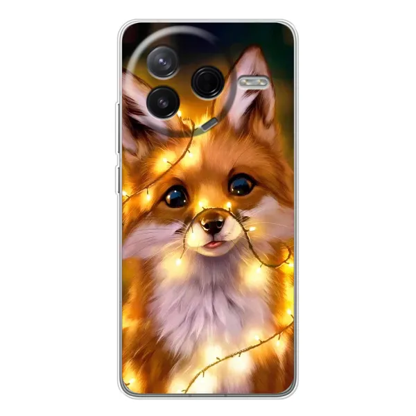Чехол с рисунком «Новогодний лисенок» для Xiaomi Civi 4Pro Чехол с рисунком «Новогодний лисенок» для Xiaomi Civi 4Pro
