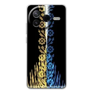Силиконовый Чехол на Xiaomi Civi 4Pro (Патриотическая вышиванка)