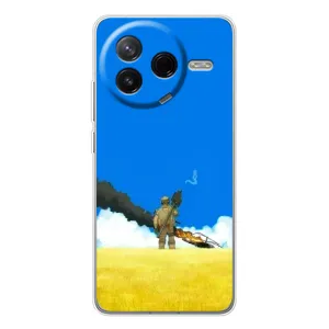 Чехлы на военную тематику для Xiaomi Civi 4Pro (Попадание)