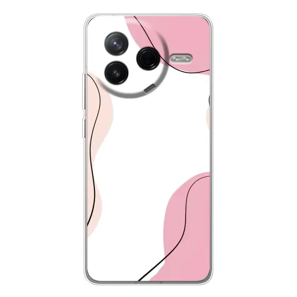 Чехол с рисунком «Розовый фон» для Xiaomi Civi 4Pro Чехол с рисунком «Розовый фон» для Xiaomi Civi 4Pro