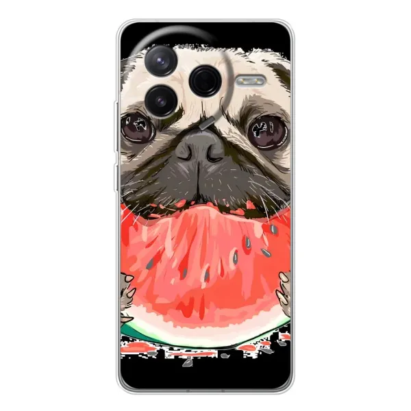 Чехол с рисунком «Смешной Мопс» для Xiaomi Civi 4Pro Чехол с рисунком «Смешной Мопс» для Xiaomi Civi 4Pro