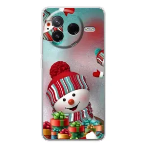 Чехлы на Новый Год Xiaomi Civi 4Pro (Снеговик в шапке)