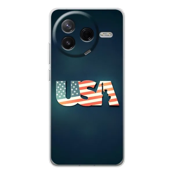 Чехол с рисунком «USA» для Xiaomi Civi 4Pro Чехол с рисунком «USA» для Xiaomi Civi 4Pro