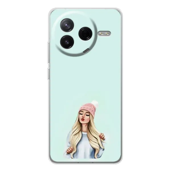 Чехол с рисунком «В шапке» для Xiaomi Civi 4Pro Чехол с рисунком «В шапке» для Xiaomi Civi 4Pro