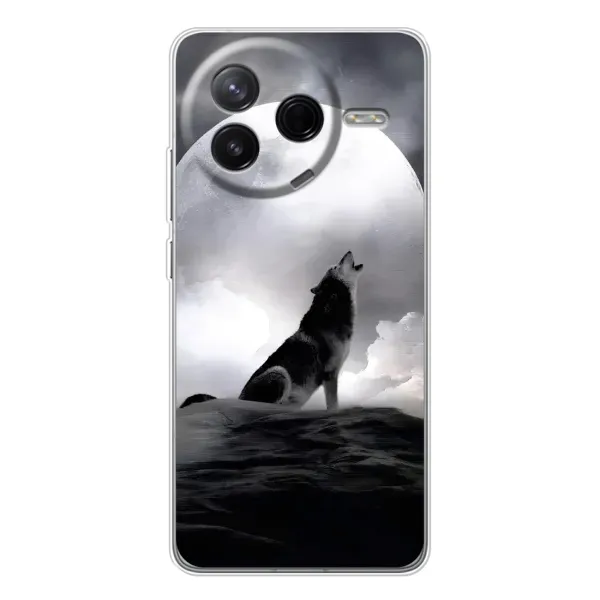 Чехол с рисунком «Волк и луна» для Xiaomi Civi 4Pro Чехол с рисунком «Волк и луна» для Xiaomi Civi 4Pro
