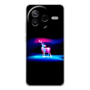 Силіконовий бампер з картинкою звірів для Xiaomi Civi 4Pro (Яскравий олень)