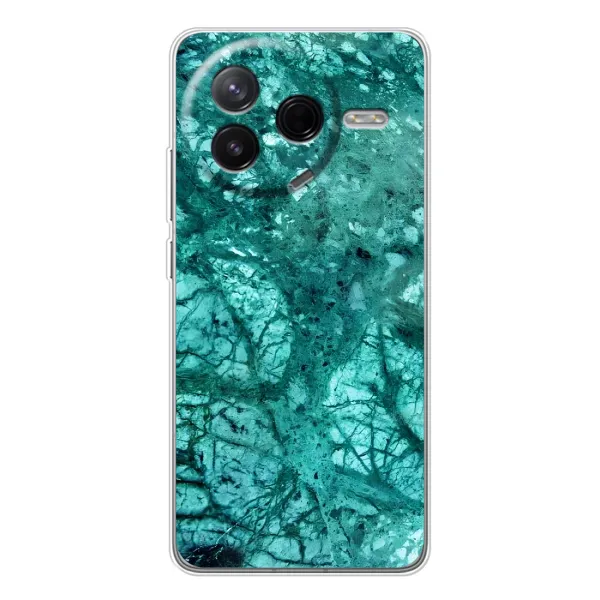 Чехол с рисунком «Зеленый мрамор» для Xiaomi Civi 4Pro Чехол с рисунком «Зеленый мрамор» для Xiaomi Civi 4Pro