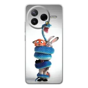 Силиконовый чехол с принтом Зоотрополіс для Xiaomi Civi 4Pro (Змея Зоо)