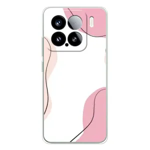 Чохол квітковий дизайн для Xiaomi Civi 5Pro (Рожевий фон)