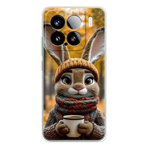 Друкований чохол 'Звірята з кавою' для Xiaomi Civi 5Pro (Зайчик з кавою)
