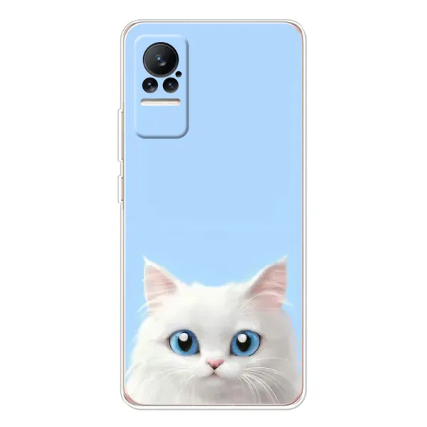 Чехол с рисунком «Белый кот» для Xiaomi Civi Чехол с рисунком «Белый кот» для Xiaomi Civi