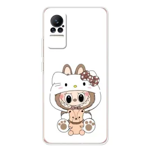 Чохол з принтом Лабубу для Xiaomi Civi (Білий Лабубу)