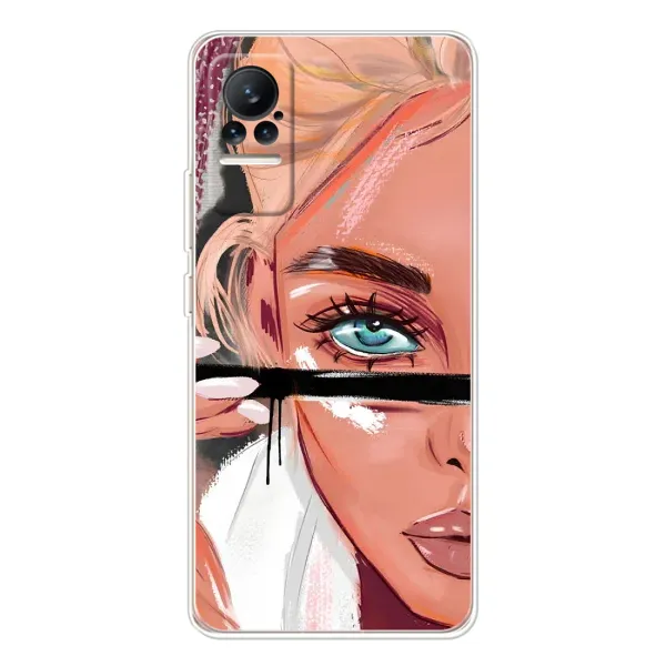 Чехол с рисунком «Девушка и ресницы» для Xiaomi Civi Чехол с рисунком «Девушка и ресницы» для Xiaomi Civi