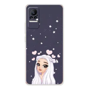 Чохол Стильні дівчата на Xiaomi Civi (Дівчина та серця)