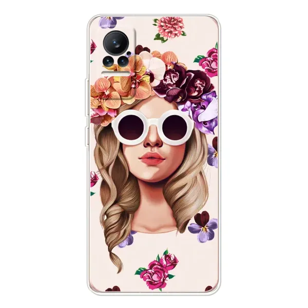 Чехол с рисунком «Девушка в очках» для Xiaomi Civi Чехол с рисунком «Девушка в очках» для Xiaomi Civi