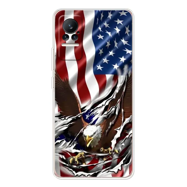 Чехол с рисунком «Флаг USA» для Xiaomi Civi Чехол с рисунком «Флаг USA» для Xiaomi Civi
