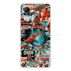 Чехол Супергерой Человека Паука на Xiaomi Civi (Комиксы Человек Паук)