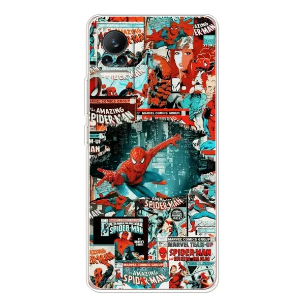 Чехол с рисунком «Комиксы Человек Паук» для Xiaomi Civi Чехол с рисунком «Комиксы Человек Паук» для Xiaomi Civi