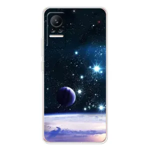 Чехол (ТПУ) с планетами на Xiaomi Civi (Космический вид)