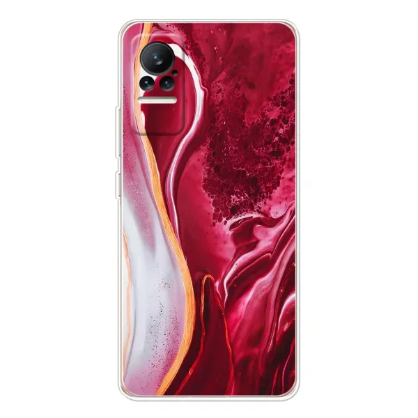 Чехол с рисунком «Красный мрамор» для Xiaomi Civi Чехол с рисунком «Красный мрамор» для Xiaomi Civi