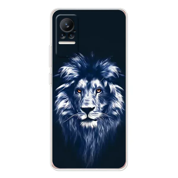 Чехол с рисунком «Лев - синий» для Xiaomi Civi Чехол с рисунком «Лев - синий» для Xiaomi Civi