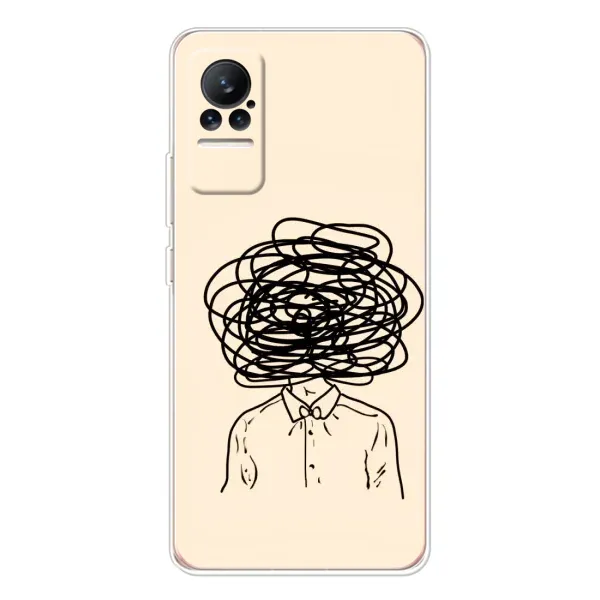 Чехол с рисунком «Мысли» для Xiaomi Civi Чехол с рисунком «Мысли» для Xiaomi Civi