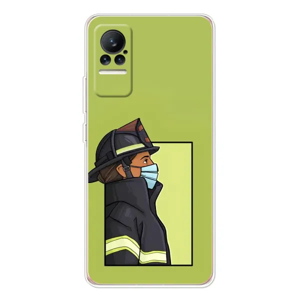 Чехол с рисунком «Пожарник» для Xiaomi Civi Чехол с рисунком «Пожарник» для Xiaomi Civi