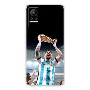 Чехлы Лео Месси Аргентина для Xiaomi Civi (Счастливый Месси)