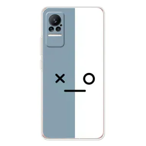 Силиконовые Чехлы (смешные стикеры) для Xiaomi Civi (Серо-белый)