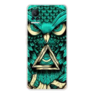 Чехлы с принтом СОВЫ для Xiaomi Civi (Зеленая сова)