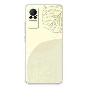 Чехол цветочный дизайн для Xiaomi Civi (Зелёный фон)