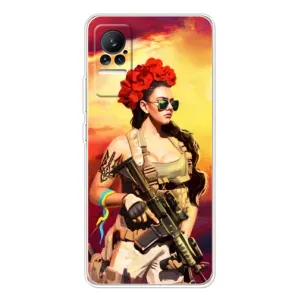 ЗСУ Чохли (TPU) для Xiaomi Civi (Жінка солдат)