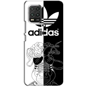 Чохол с стилі "Адідас" для Сяомі Мі 10 Лайт (Adidas шнурки)