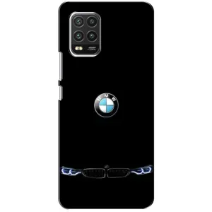 Силіконовий бампер з картинкою машини на Xiaomi Mi 10 Lite (Чорний BMW)