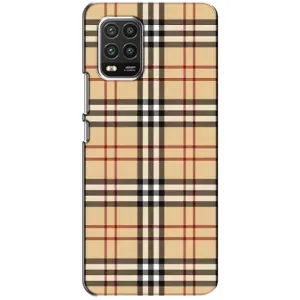 Чохол з Брендами одягу на Сяомі Мі 10 Лайт (Burberry стиль)