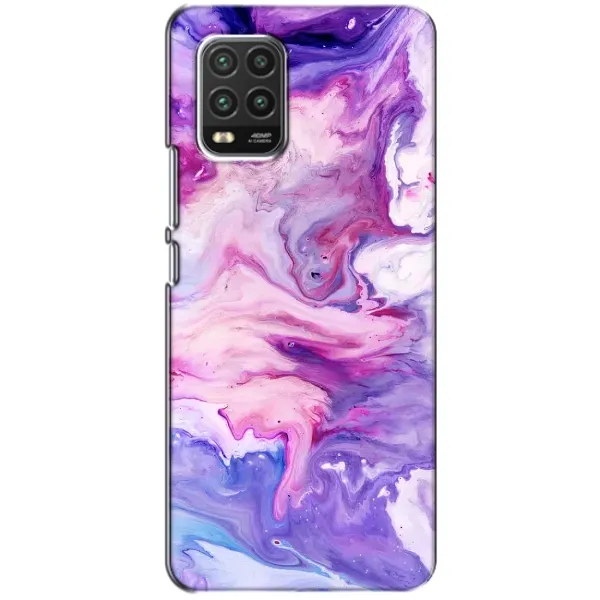 Чехол с рисунком «Фиолетовый мрамор» для Xiaomi Mi 10 Lite Чехол с рисунком «Фиолетовый мрамор» для Xiaomi Mi 10 Lite
