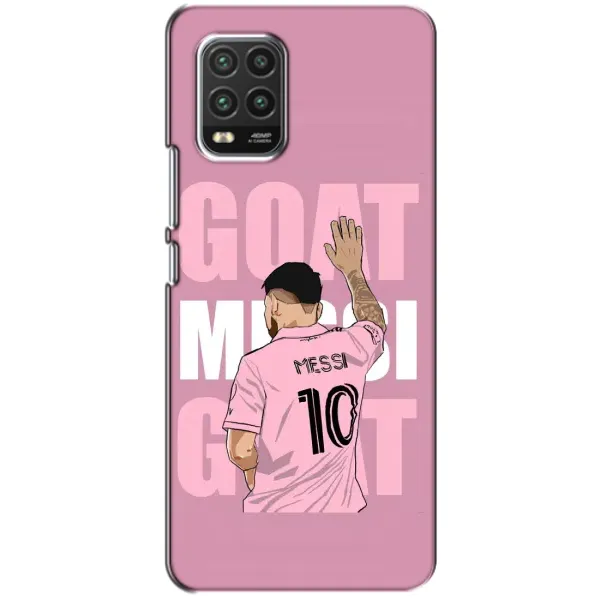 Чехол с рисунком «GOAT MESSI» для Xiaomi Mi 10 Lite Чехол с рисунком «GOAT MESSI» для Xiaomi Mi 10 Lite