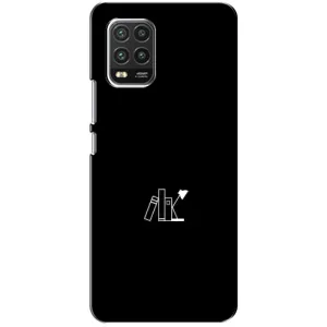 Чехол с картинками на черном фоне для Xiaomi Mi 10 Lite (Книжки)