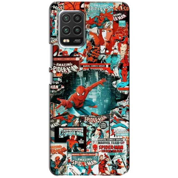 Чехол с рисунком «Комиксы Человек Паук» для Xiaomi Mi 10 Lite Чехол с рисунком «Комиксы Человек Паук» для Xiaomi Mi 10 Lite