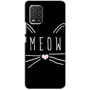 Бампер з зображенням Котиків для Сяомі Мі 10 Лайт (КОТИК MEOW)