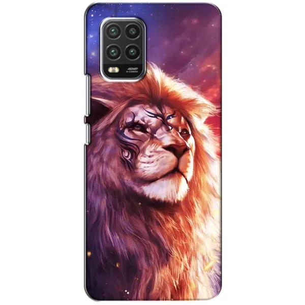 Чехол с рисунком «Красочный ЛЕВ» для Xiaomi Mi 10 Lite