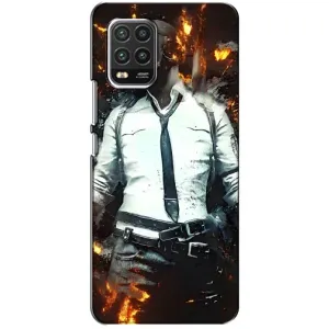 Чохол з картинкою "Герой Pubg" на Xiaomi Mi 10 Lite (Man Пубг)